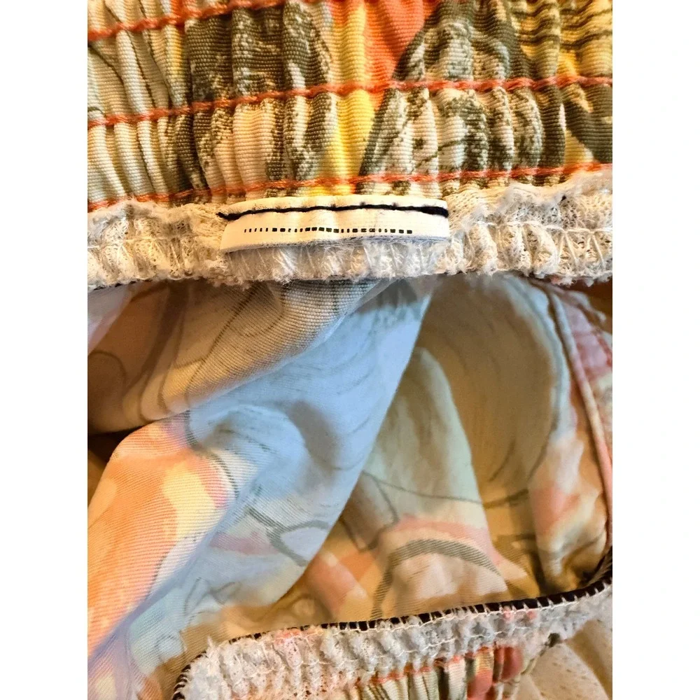 Patagonia Baggies Shorts Men XL Coral Shell Oyster Print Good Condition Rare